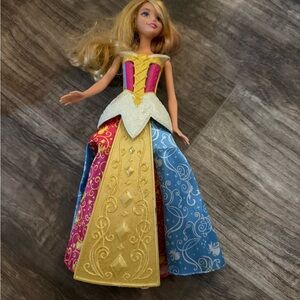 Barbie Royal Doll with Pink, Gold, and Blue Gown